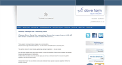 Desktop Screenshot of dovefarm.co.uk